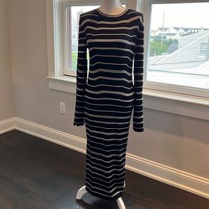 Jcrew Knit Ribbed Sweater Dress